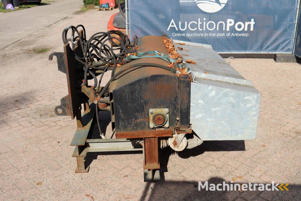 Sweeping brush attachment