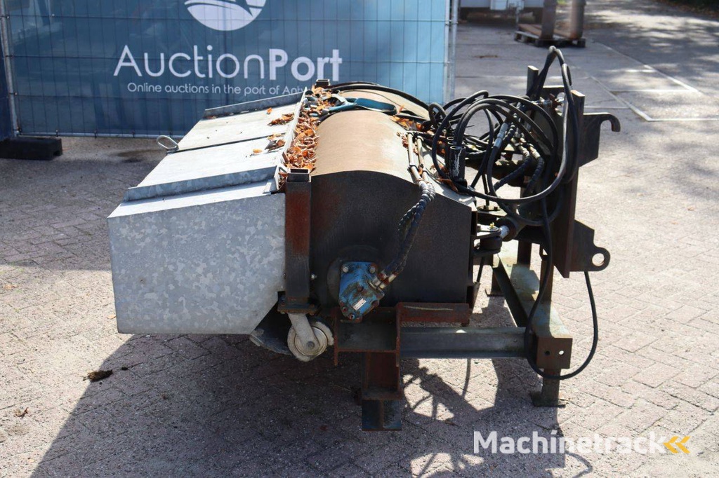 Sweeping brush attachment