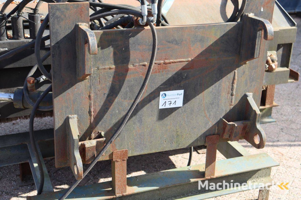 Sweeping brush attachment