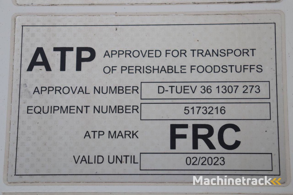 Reefer Oplegger Schmitz Cargobull Semitrailer Reefer Multitemp 2017