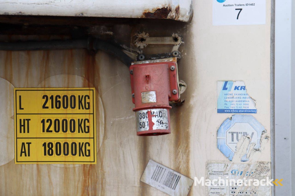 Reefer Oplegger Krone SLX 200 2008