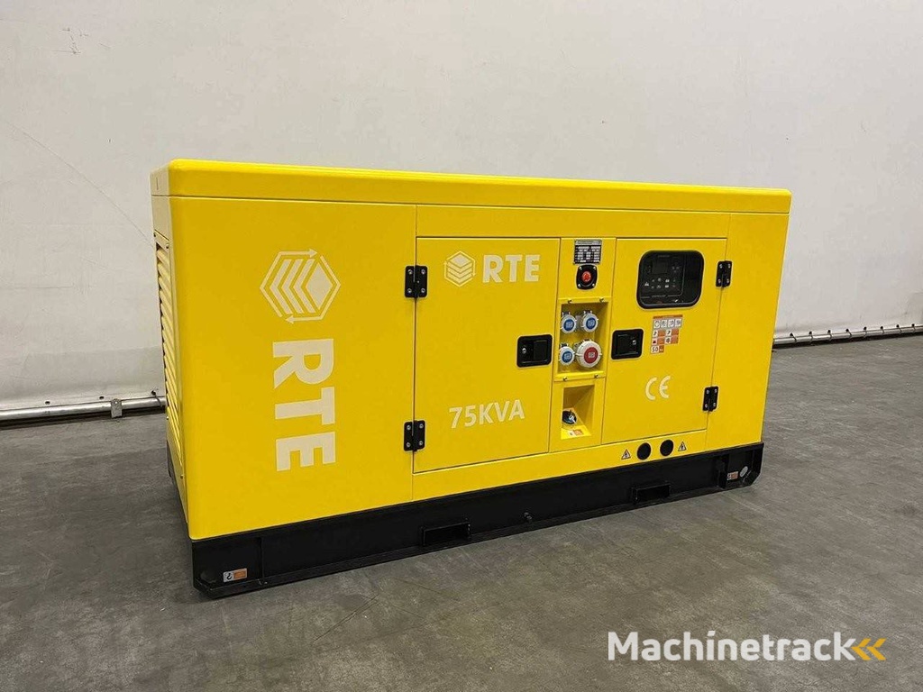 Generator RTE 7747 Diesel 75kVA 2025 Nieuw