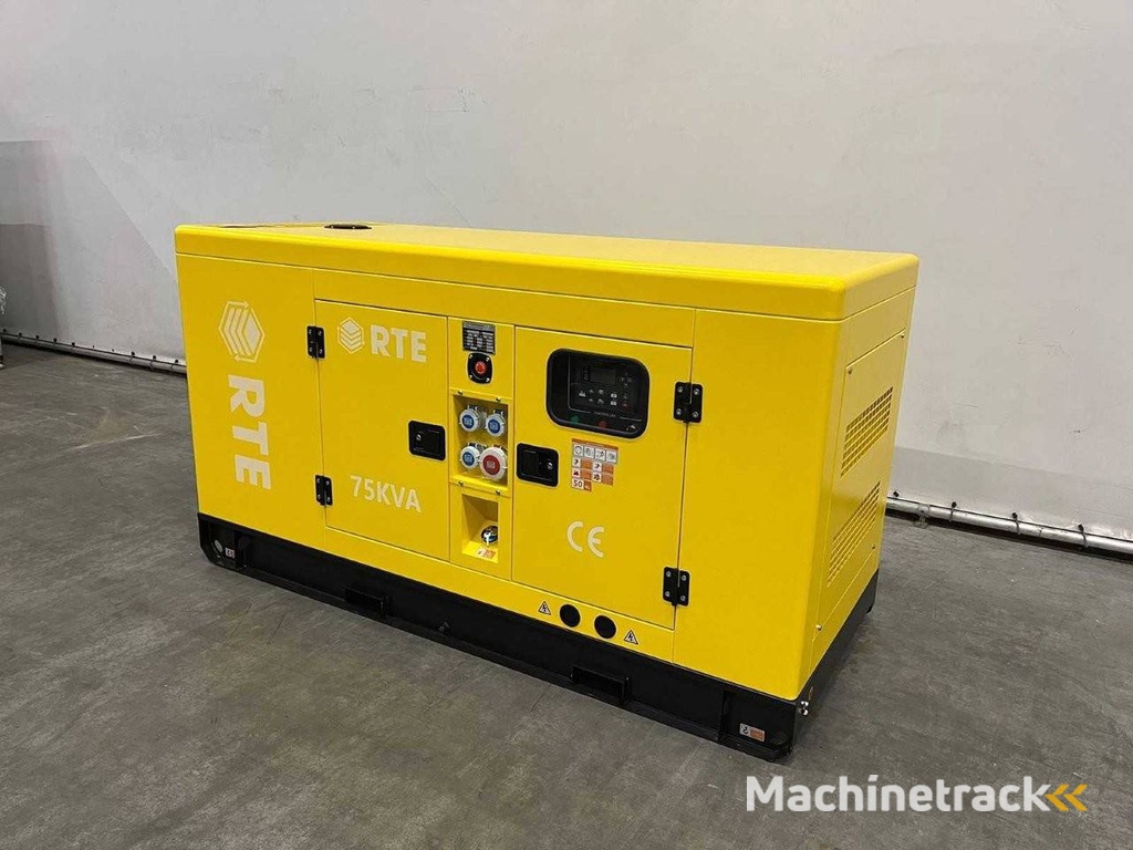 Generator RTE 7747 Diesel 75kVA 2025 Nieuw