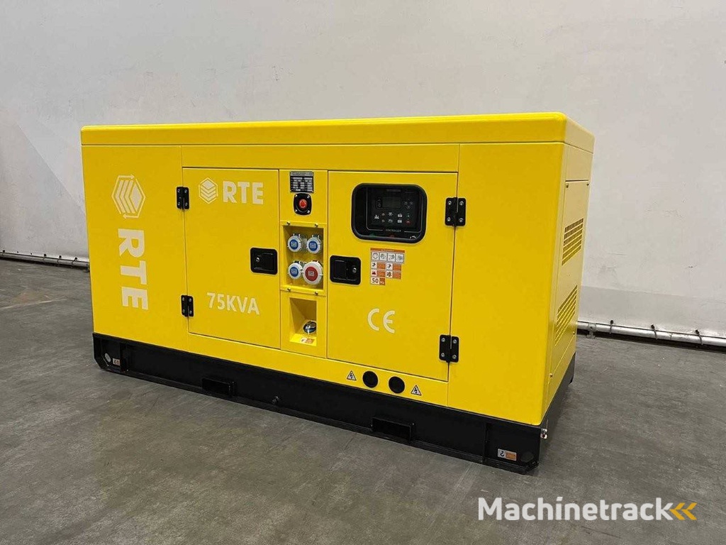 Generator RTE 7747 Diesel 75kVA 2025 Nieuw