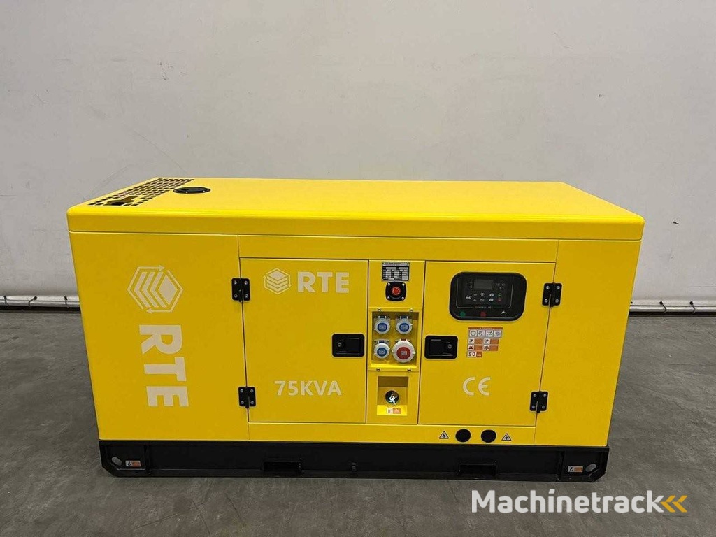 Generator RTE 7747 Diesel 75kVA 2025 Nieuw