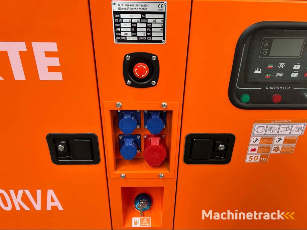 Generator RTE 7121 Diesel 50kVA 2025 Nieuw