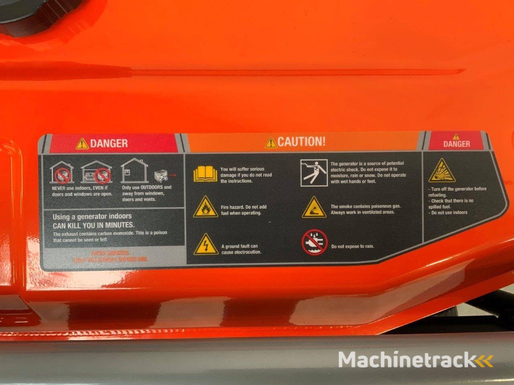 4x Generator Daewoo GDAX9250E-3 Benzine 6.5kVA Nieuw