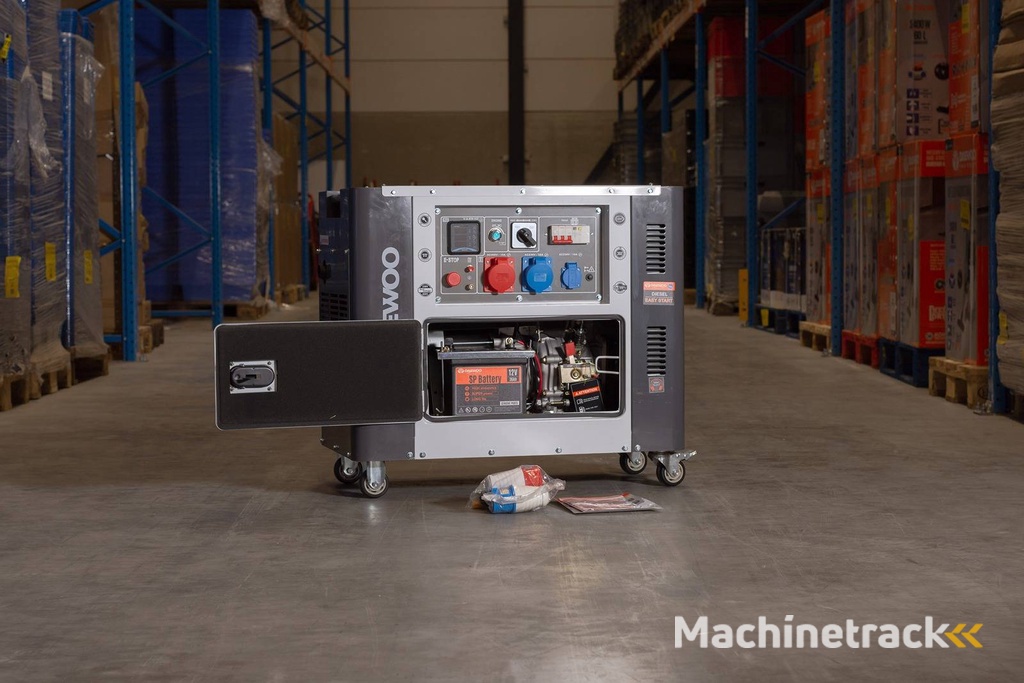 4x Generator Daewoo DDAE10500DSE-3G Diesel 8.1kVA Nieuw