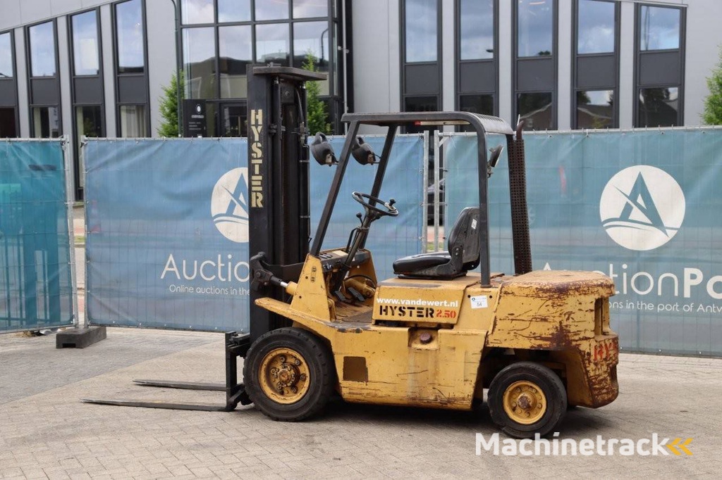 Heftruck Hyster H2.50XL Diesel 2500kg 3.8m 1986