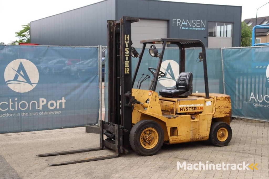 Heftruck Hyster H2.50XL Diesel 2500kg 3.8m 1986