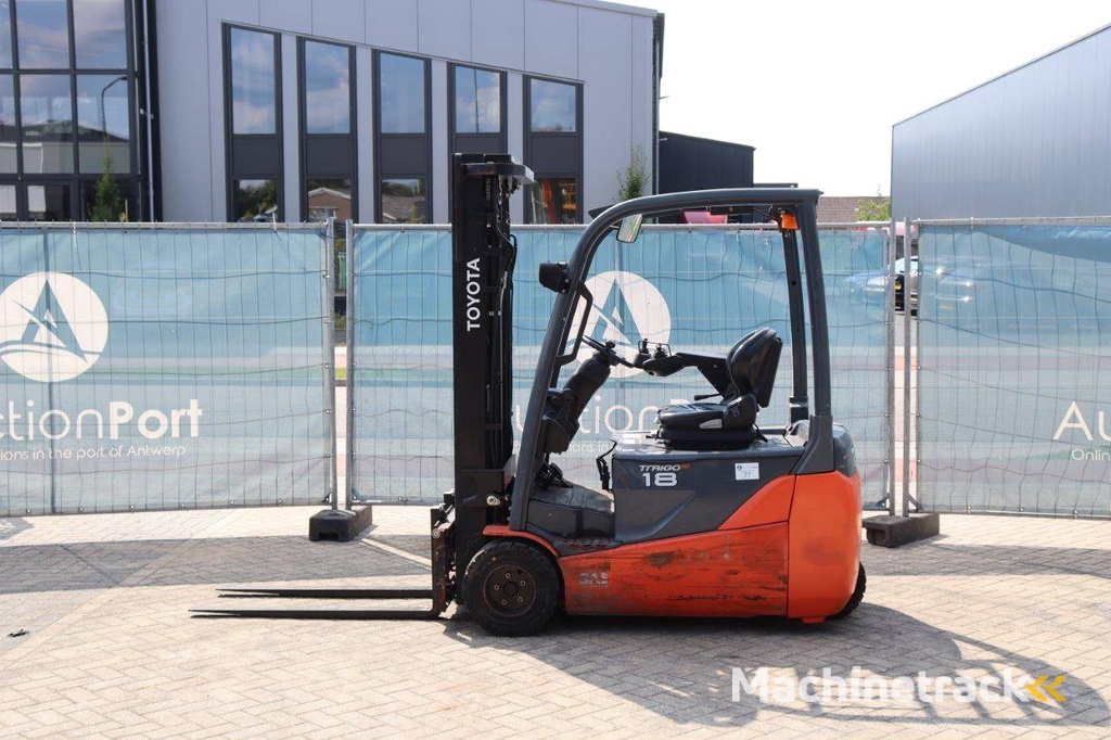 Toyota 8FBET18 Elektro-Gabelstapler, 1800 kg, 5 m, Baujahr 2013