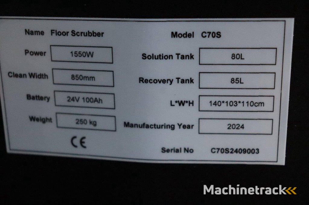 Scrubber X-tra C70S Electric 2024 New