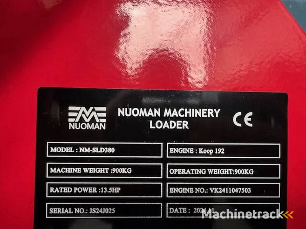 Schranklader Nuoman T330XL Rood Diesel 2025 Nieuw