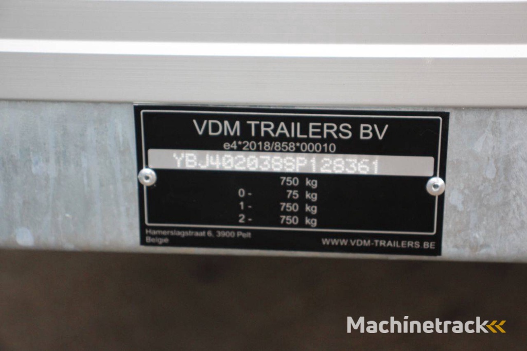 Closed trailer VDM Trailers 300x150cm 2025 New