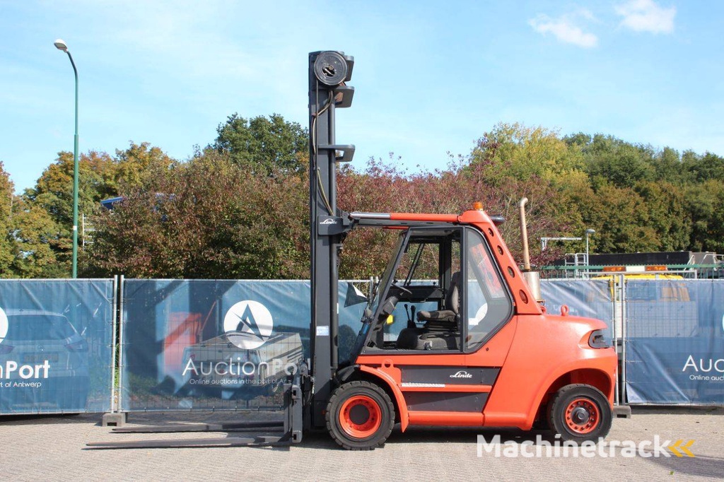 Heftruck Linde H80 Diesel 8000kg 6.85m