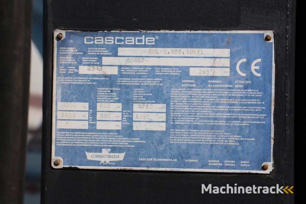 Heftruck Linde H80 Diesel 8000kg 6.85m