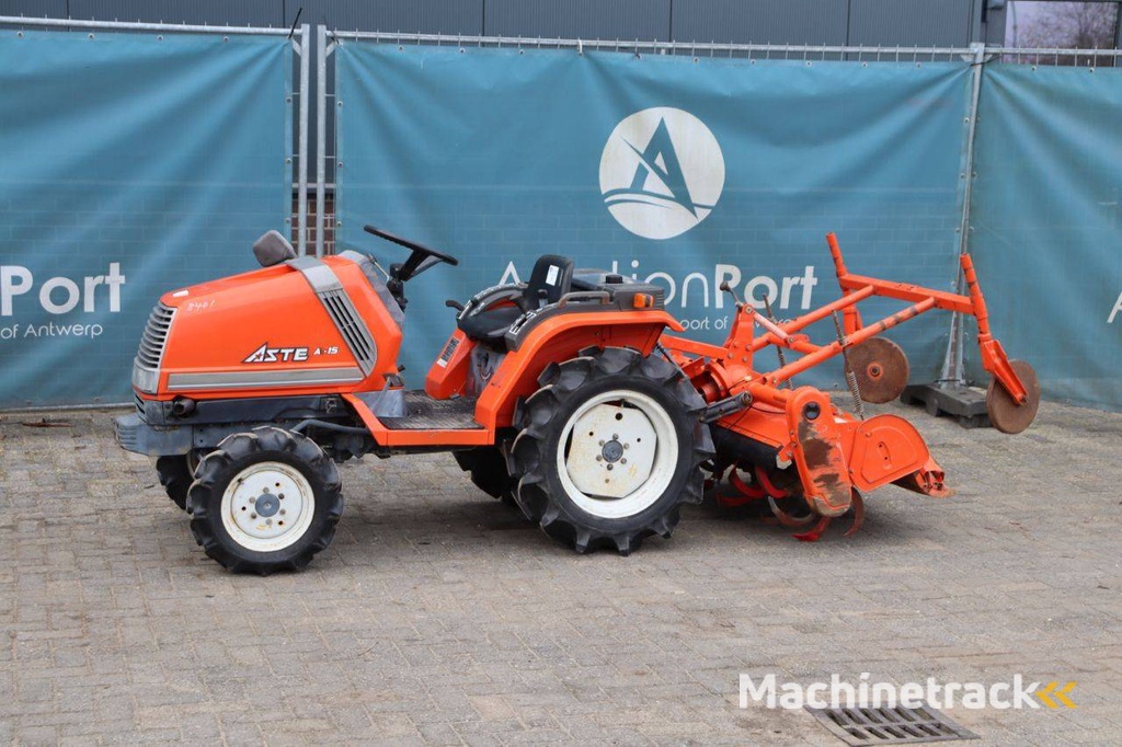 Minitractor Kubota A-15 Diesel 15pk met grondfrees