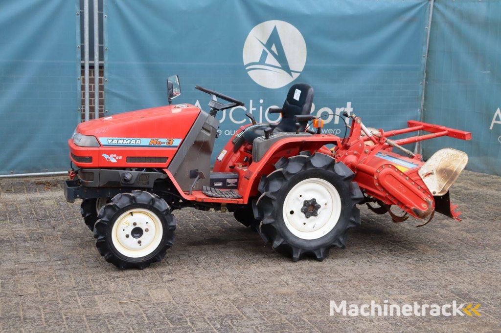 Minitractor Yanmar Ke-3 Diesel 13.5pk met grondfrees