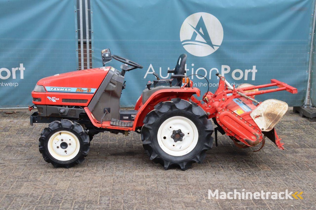 Minitractor Yanmar Ke-3 Diesel 13.5pk met grondfrees