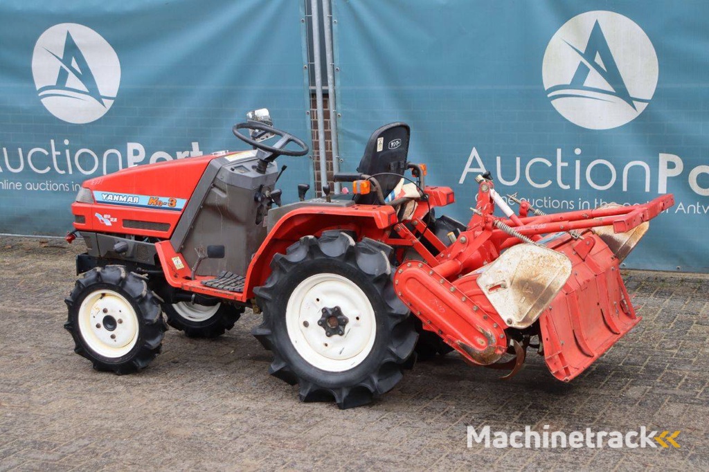 Minitractor Yanmar Ke-3 Diesel 13.5pk met grondfrees