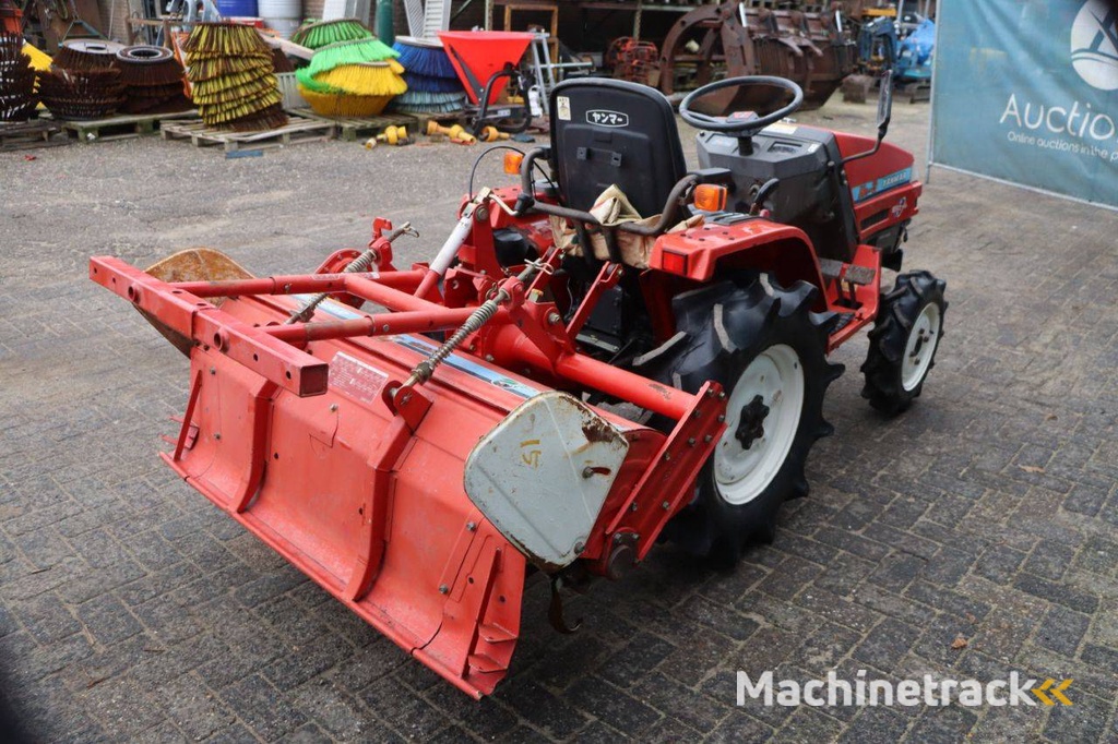 Minitractor Yanmar Ke-3 Diesel 13.5pk met grondfrees