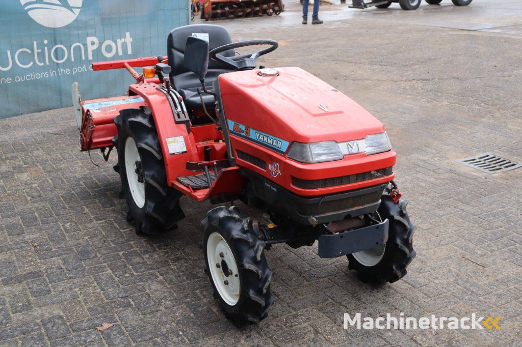 Minitractor Yanmar Ke-3 Diesel 13.5pk met grondfrees