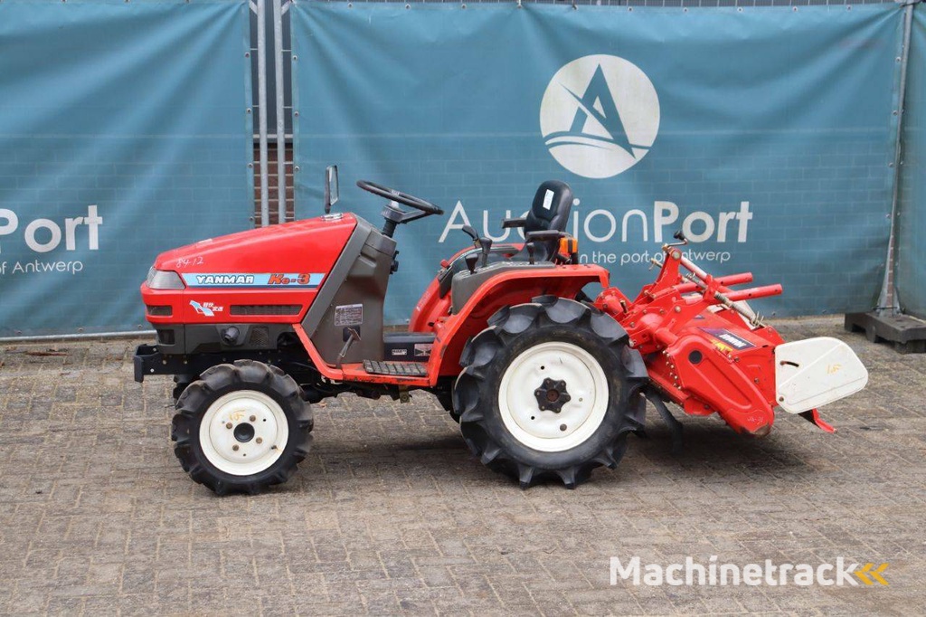 Minitractor Yanmar Ke-3 Diesel 13.5pk met grondfrees