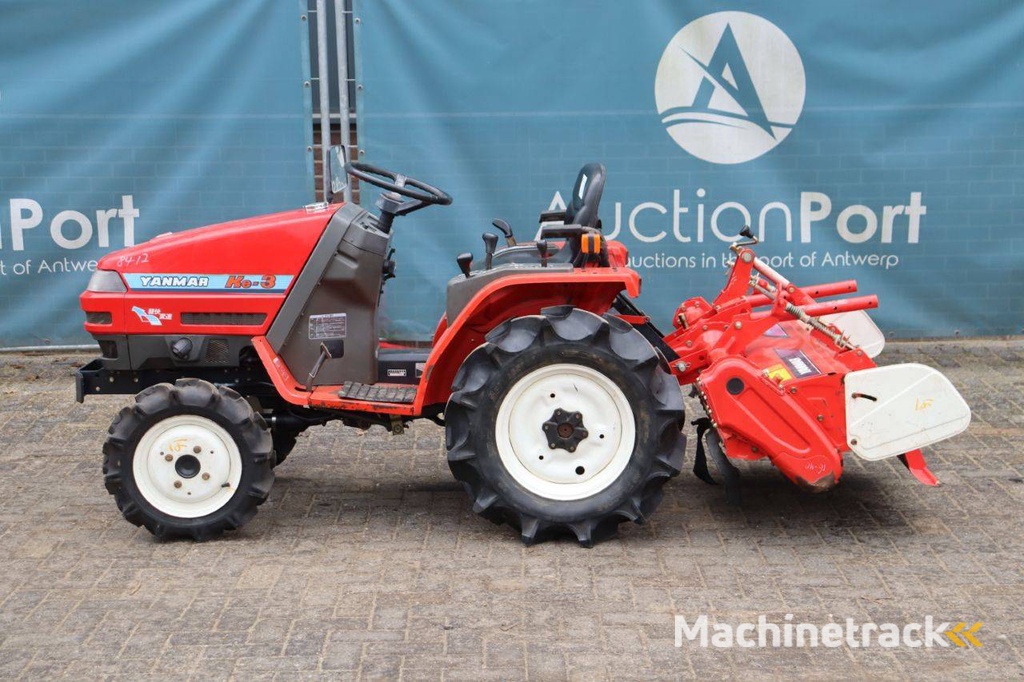 Minitractor Yanmar Ke-3 Diesel 13.5pk met grondfrees