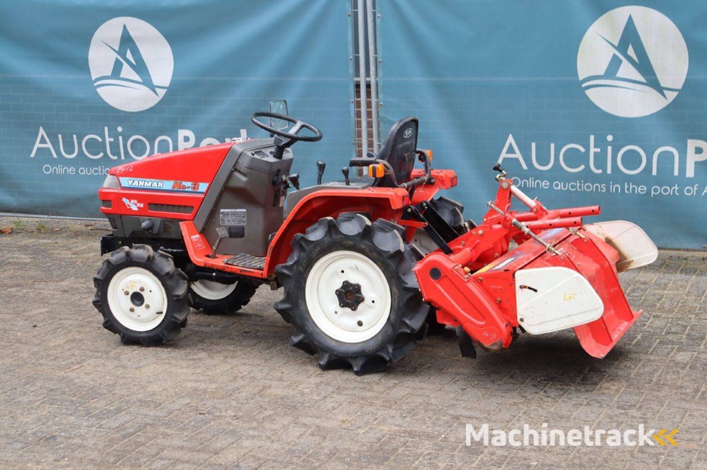 Minitractor Yanmar Ke-3 Diesel 13.5pk met grondfrees