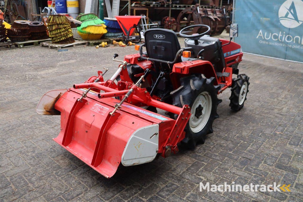 Minitractor Yanmar Ke-3 Diesel 13.5pk met grondfrees