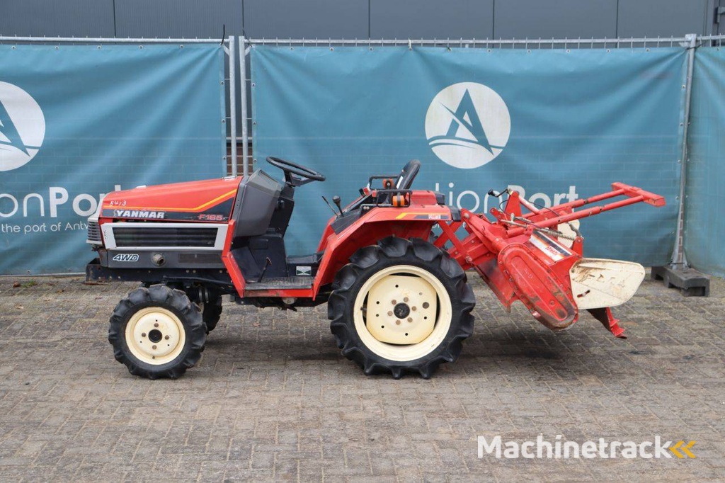 Minitractor Yanmar F165 Diesel 16pk met grondfrees