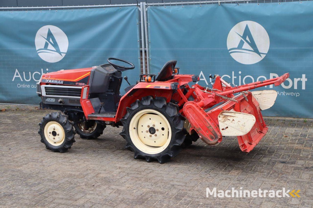 Minitractor Yanmar F165 Diesel 16pk met grondfrees