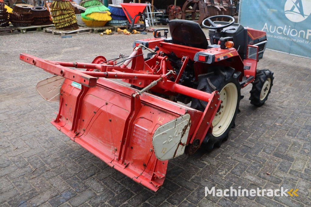 Minitractor Yanmar F165 Diesel 16pk met grondfrees