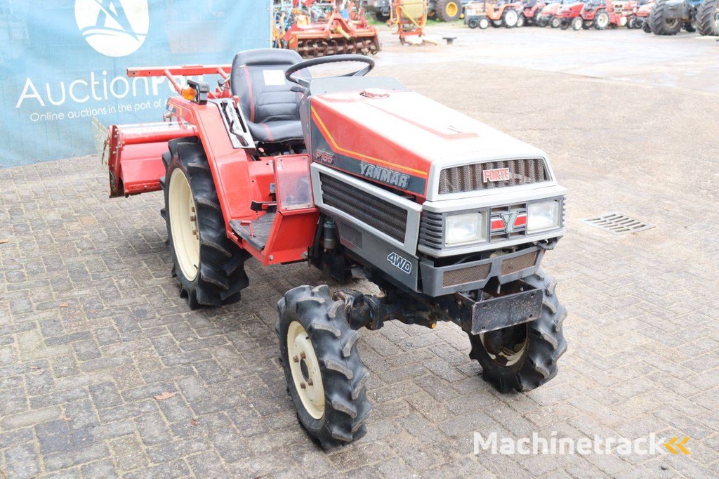 Minitractor Yanmar F165 Diesel 16pk met grondfrees