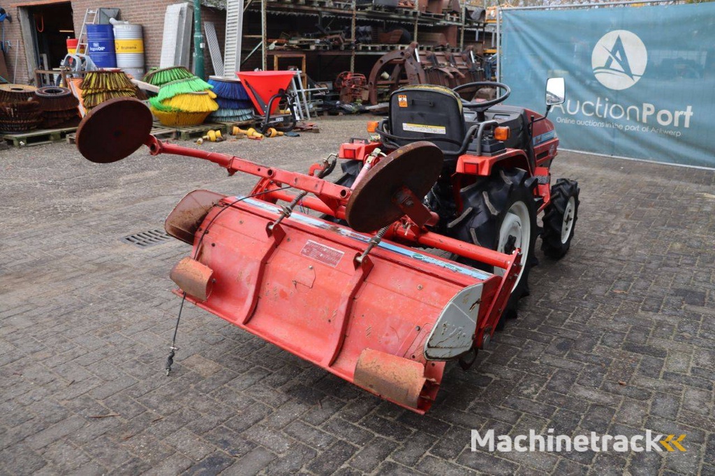 Minitractor Yanmar Ke-4 Diesel 14.5pk met grondfrees