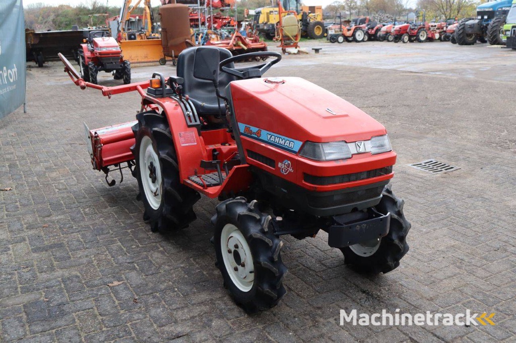 Minitractor Yanmar Ke-4 Diesel 14.5pk met grondfrees