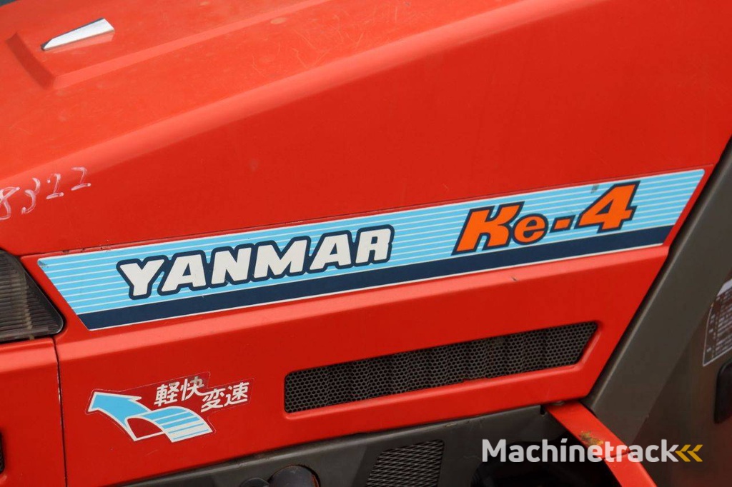 Minitractor Yanmar Ke-4 Diesel 14.5pk met grondfrees