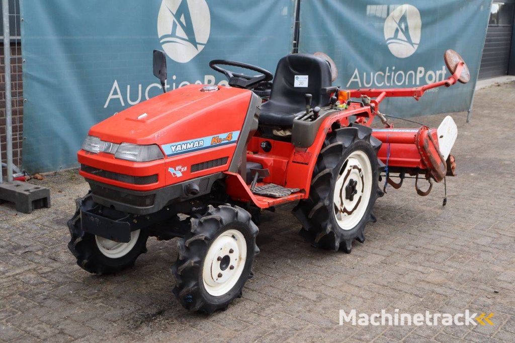 Minitractor Yanmar Ke-4 Diesel 14.5pk met grondfrees