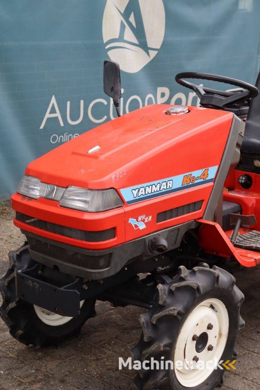 Minitractor Yanmar Ke-4 Diesel 14.5pk met grondfrees