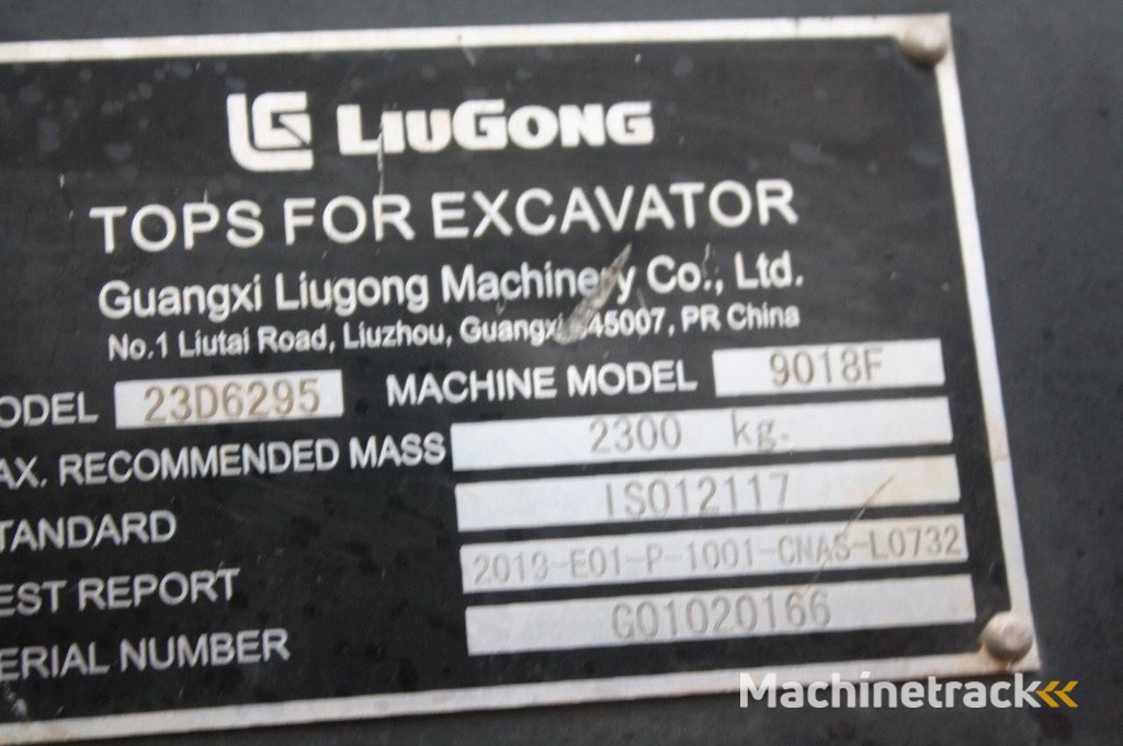 Minigraver LiuGong 9018F Diesel 13.4kW 2022