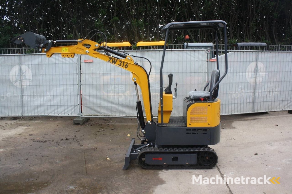 Minigraver Newrick ZW 316 Benzine 8.6kW 2025 Nieuw DEMO