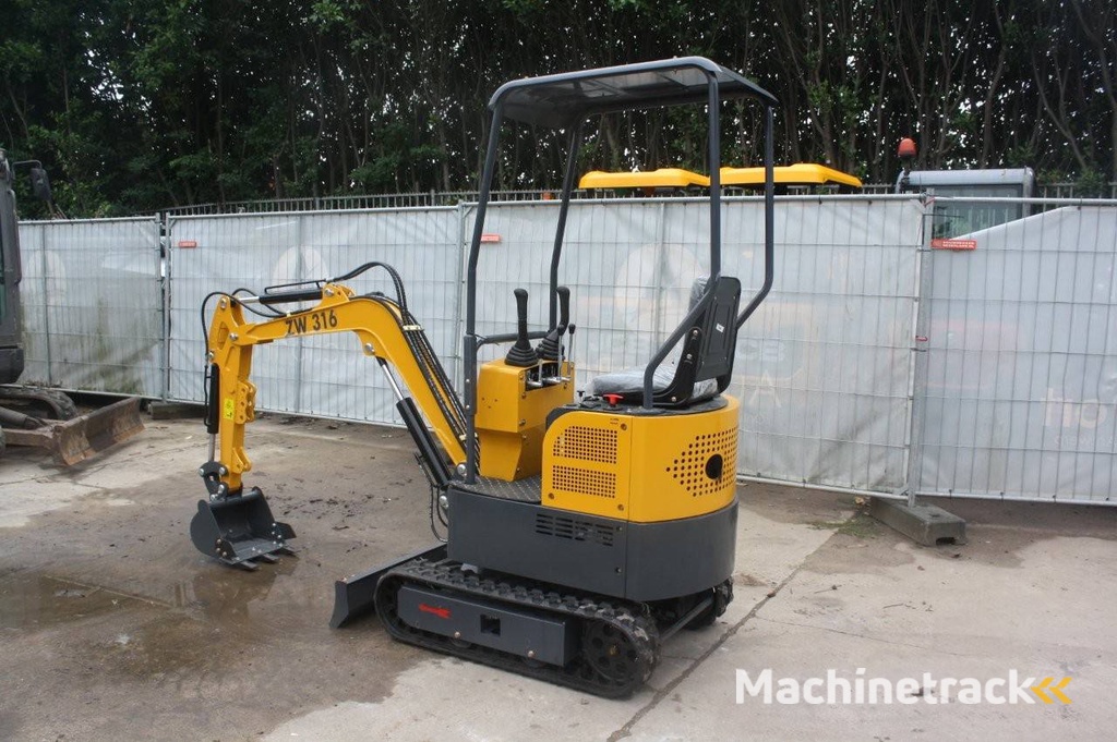 Minigraver Newrick ZW 316 Benzine 8.6kW 2025 Nieuw DEMO