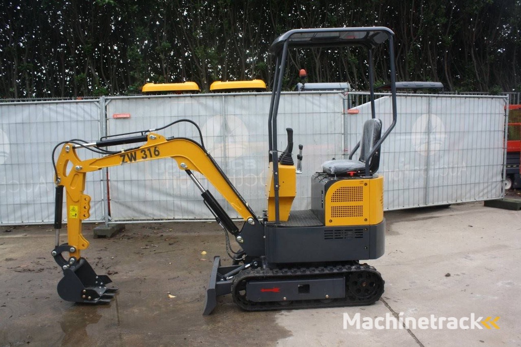 Minigraver Newrick ZW 316 Benzine 8.6kW 2025 Nieuw DEMO