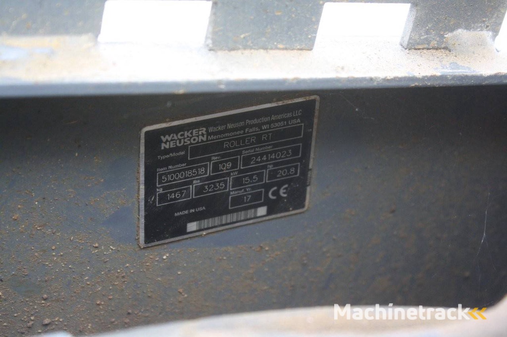 Compactor Wacker Neuson RTSC3 Diesel 15.5kW 2017