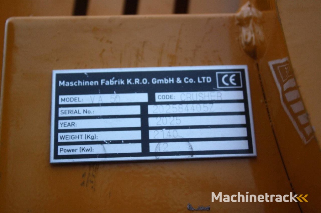 Crusher VA50 Benzine 12kW 2025 DEMO