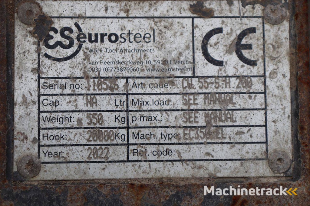 Snelwissel Eurosteel EC350EL/EC380EL 2022