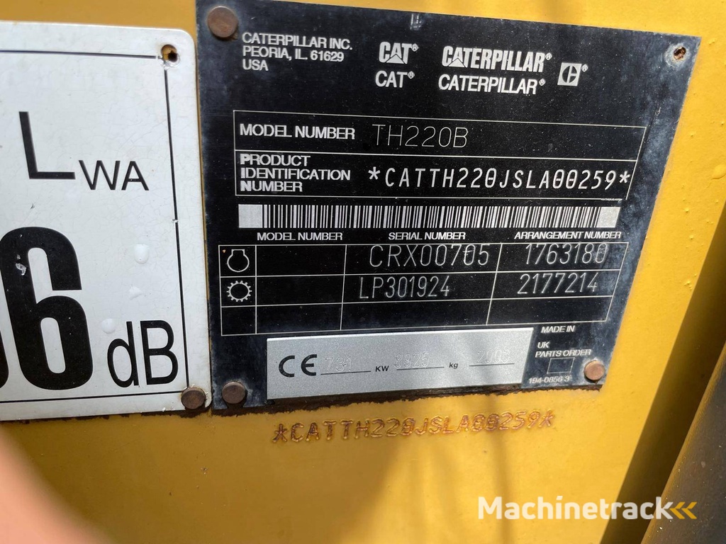 Verreiker Caterpillar TH220B Diesel