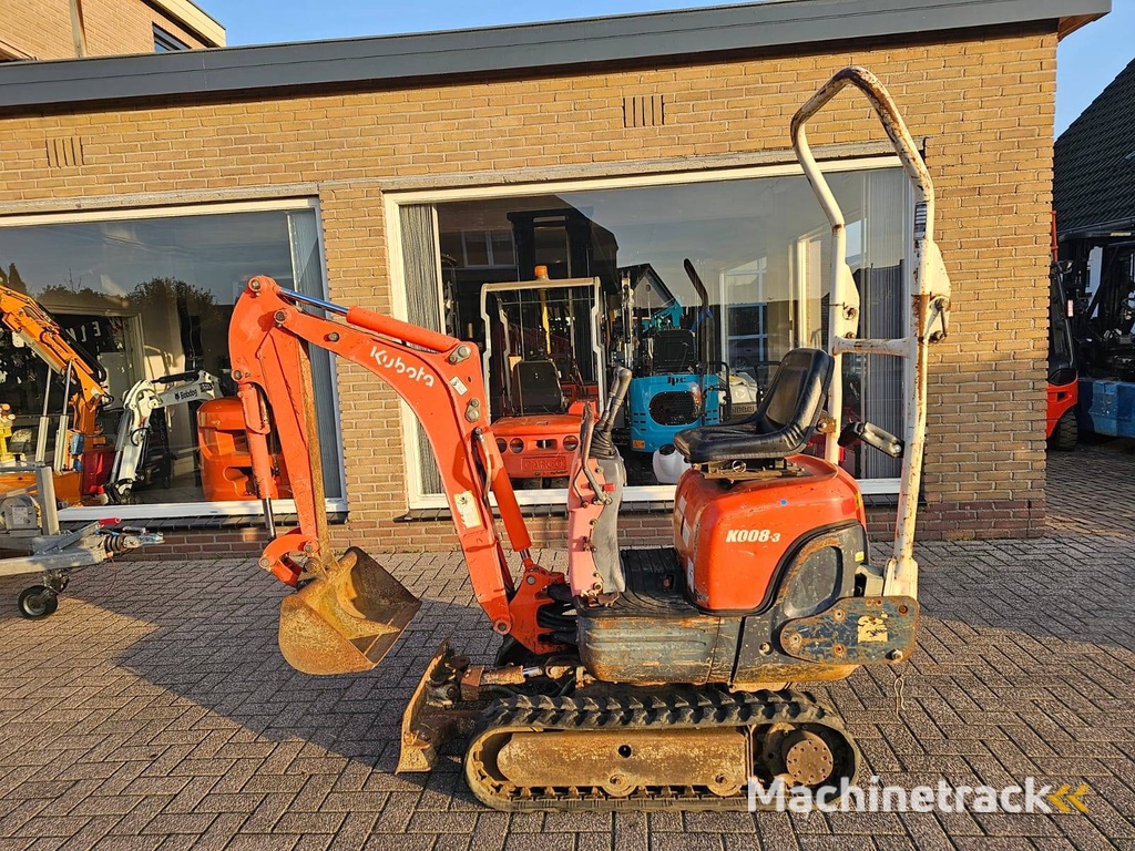 Minigraver Kubota K008-3 Diesel