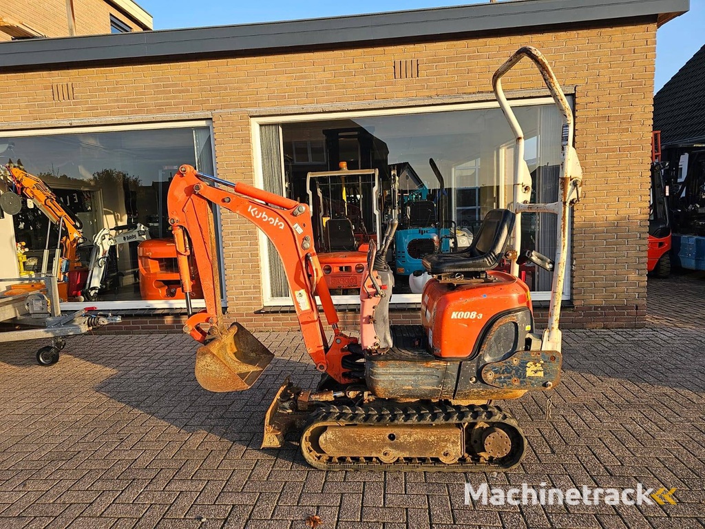 Minigraver Kubota K008-3 Diesel