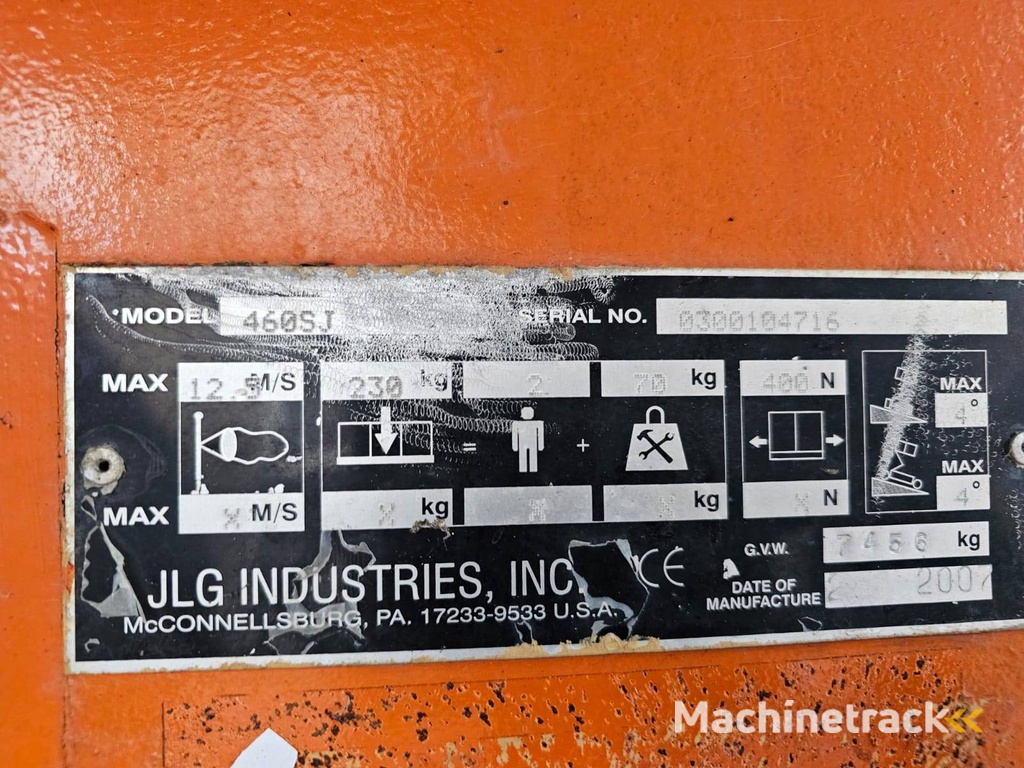 Telescoophoogwerker JLG 460SJ Diesel 16m 2007